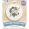 Leisure Arts Embroidery Kit 6" Flower Swag Home - Embroidery Kit for Beginners and Adults, Cross Stitch Kits with Patterns, DIY Starter Set for Seasonal Craft Projects